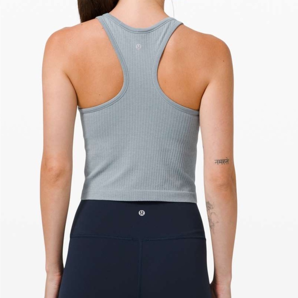 Lululemon Ribbed Racerback Tank - Size 12 - Picture 7 of 8